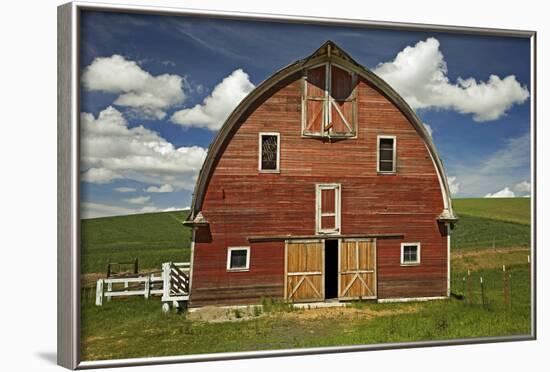 Whitman County, Palouse, Barn, Washington, USA-Charles Gurche-Framed Photographic Print