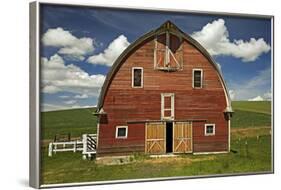 Whitman County, Palouse, Barn, Washington, USA-Charles Gurche-Framed Photographic Print