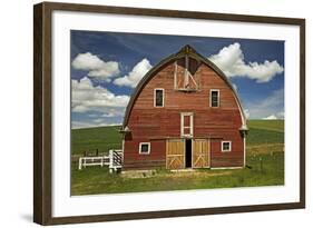 Whitman County, Palouse, Barn, Washington, USA-Charles Gurche-Framed Photographic Print