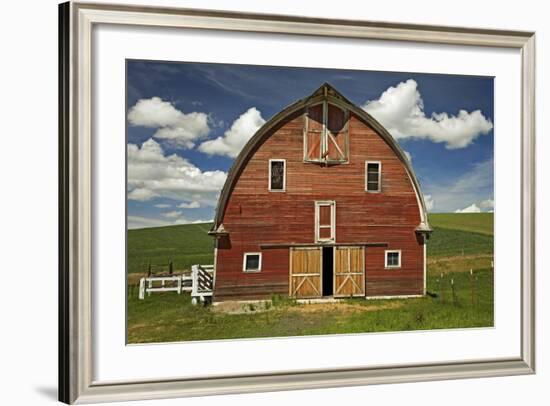 Whitman County, Palouse, Barn, Washington, USA-Charles Gurche-Framed Photographic Print