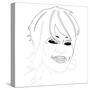 Whitney Houston-Logan Huxley-Stretched Canvas