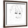 Whitney Houston-Logan Huxley-Framed Art Print