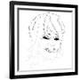 Whitney Houston-Logan Huxley-Framed Art Print