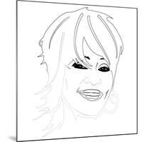 Whitney Houston-Logan Huxley-Mounted Art Print