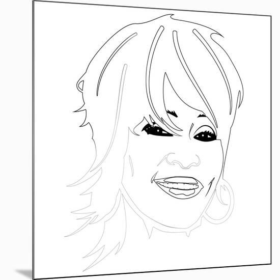 Whitney Houston-Logan Huxley-Mounted Art Print