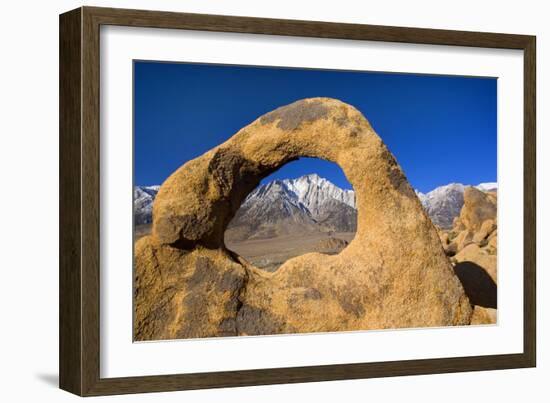 Whitney Portal Arch Lone Pine-null-Framed Photographic Print