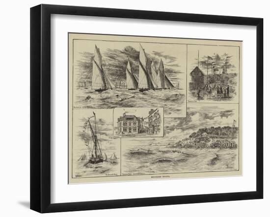 Whitstable Regatta-null-Framed Giclee Print