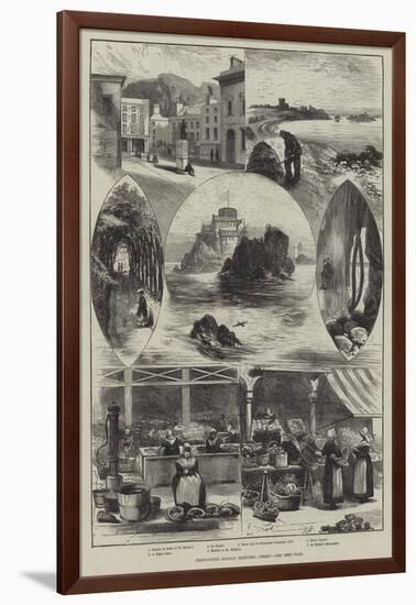 Whitsuntide Holiday Sketches, Jersey-Edwin Buckman-Framed Giclee Print