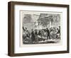 Whitsuntide Sports in Belgium: the Game of the Target, 1876-null-Framed Giclee Print