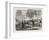 Whitsuntide Sports in Belgium: the Game of the Target, 1876-null-Framed Giclee Print