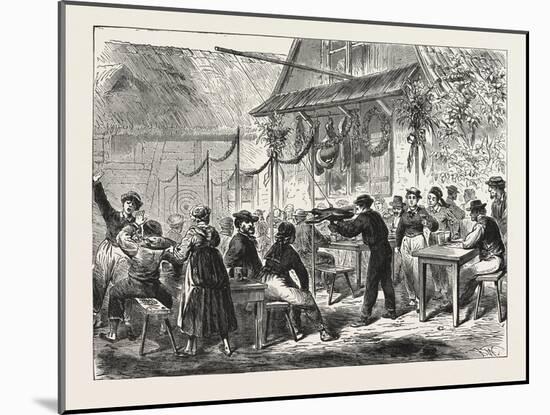 Whitsuntide Sports in Belgium: the Game of the Target, 1876-null-Mounted Giclee Print