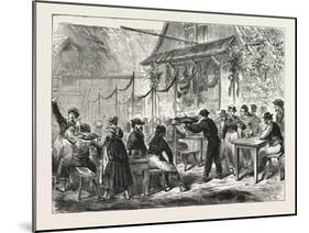 Whitsuntide Sports in Belgium: the Game of the Target, 1876-null-Mounted Giclee Print