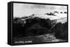 Whittier, Alaska - Aerial View of Town-Lantern Press-Framed Stretched Canvas