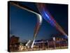 Whittle Arch and Statue at Night, Coventry, West Midlands, England, United Kingdom, Europe-Charles Bowman-Stretched Canvas