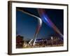 Whittle Arch and Statue at Night, Coventry, West Midlands, England, United Kingdom, Europe-Charles Bowman-Framed Photographic Print