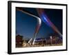 Whittle Arch and Statue at Night, Coventry, West Midlands, England, United Kingdom, Europe-Charles Bowman-Framed Photographic Print