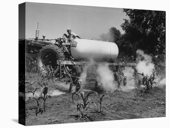 Whitwood Farm, Using of Anhydrous Ammonia Fertilizer-null-Stretched Canvas