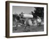 Whitwood Farm, Using of Anhydrous Ammonia Fertilizer-null-Framed Photographic Print