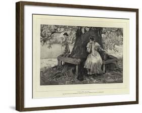 Who Can it Be?-William Hatherell-Framed Giclee Print