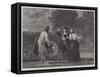 Who Can This Be?-Charles Robert Leslie-Framed Stretched Canvas