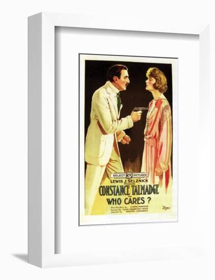 Who Cares? - 1919-null-Framed Giclee Print