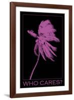 Who Cares-Tony Koukos-Framed Giclee Print