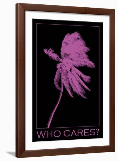 Who Cares-Tony Koukos-Framed Giclee Print