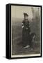 Who Comes?-Frederich August Kaulbach-Framed Stretched Canvas