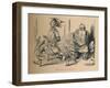 'Who dares kill Marius?', 1852-John Leech-Framed Giclee Print