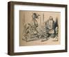 'Who dares kill Marius?', 1852-John Leech-Framed Giclee Print