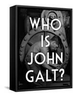 Who is John Galt?-null-Framed Stretched Canvas