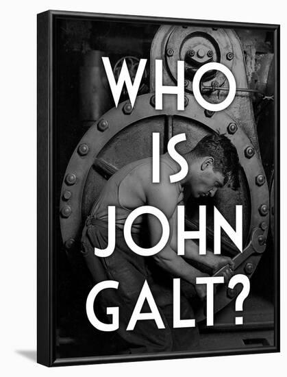 Who is John Galt?-null-Framed Poster