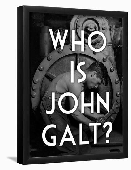 Who is John Galt?-null-Framed Poster