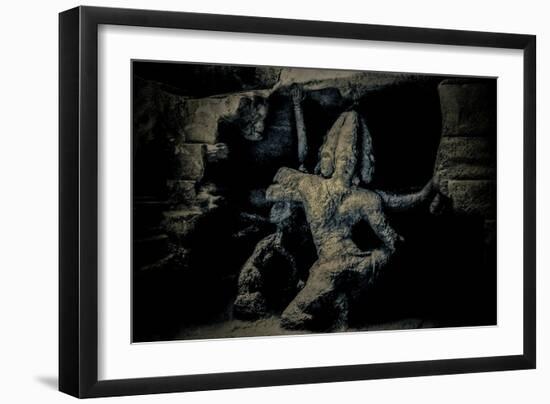 Who Is This God That Rests in the Dark, 2016-Joy Lions-Framed Giclee Print