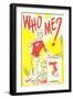 Who Me? Cartoon Kid-null-Framed Art Print