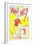Who Me? Cartoon Kid-null-Framed Art Print