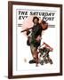 "Who, Me Work?," Saturday Evening Post Cover, January 23, 1926-Joseph Christian Leyendecker-Framed Giclee Print