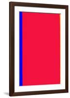 Who's Afraid of Red and Yellow?-Barnett Newman-Framed Serigraph