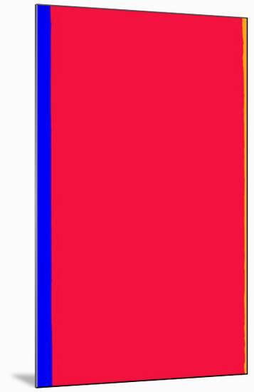 Who's Afraid of Red and Yellow?-Barnett Newman-Mounted Serigraph