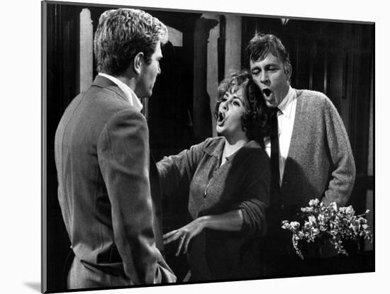 Who's Afraid Of Virginia Woolf?, George Segal, Elizabeth Taylor, Richard Burton, 1966-null-Mounted Photo