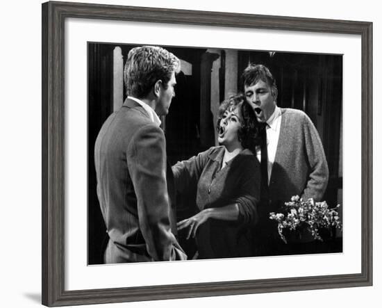 Who's Afraid Of Virginia Woolf?, George Segal, Elizabeth Taylor, Richard Burton, 1966-null-Framed Photo