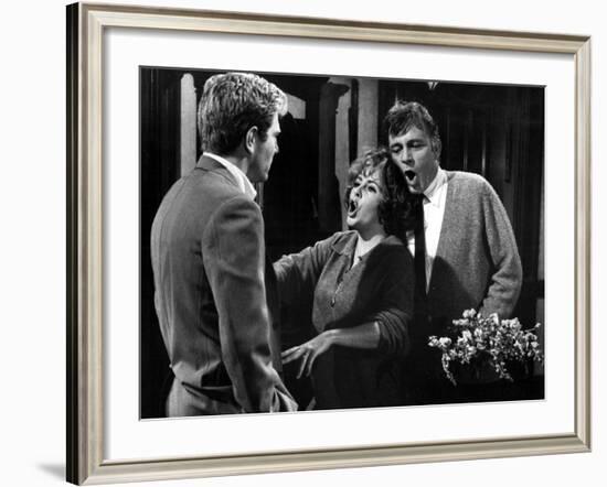 Who's Afraid Of Virginia Woolf?, George Segal, Elizabeth Taylor, Richard Burton, 1966-null-Framed Photo