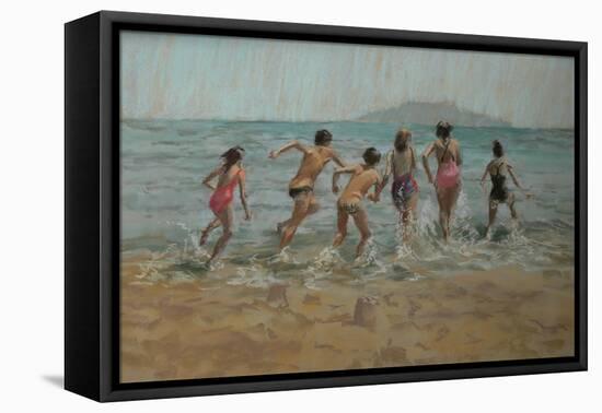 Who's First, 2009-Pat Maclaurin-Framed Stretched Canvas