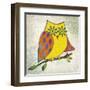 Who's Hoo II-Tandi Venter-Framed Art Print