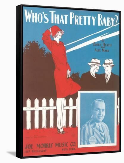 Who's That Pretty Baby Sheet Music-null-Framed Stretched Canvas