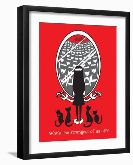 Who's the Strangest-Emily the Strange-Framed Photographic Print