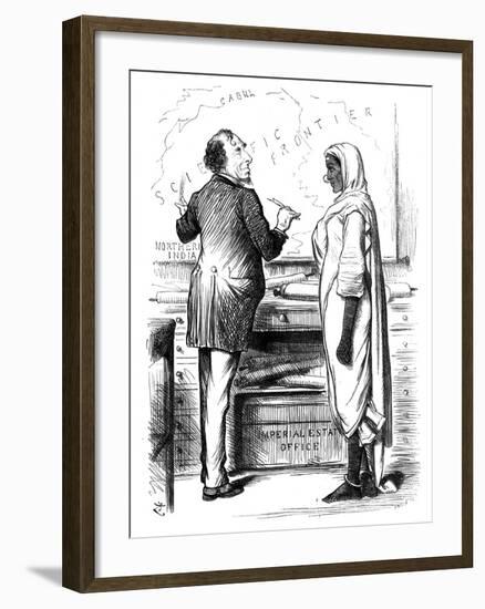 Who's to Pay?, 1878-Swain-Framed Giclee Print