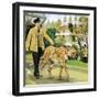 Who's Who at the Zoo: Rabiu, the Dog-Like Cat-G. W Backhouse-Framed Premium Giclee Print