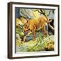 Who's Who in the Zoo: the King's Pet Cat-G. W Backhouse-Framed Giclee Print