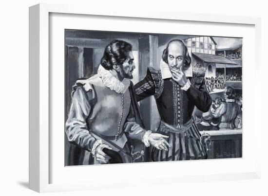 Who Said...? Ben Johnson and William Shakespeare-Paul Rainer-Framed Giclee Print